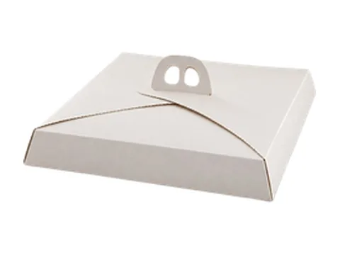 Caja Tartaleta Grande Blanca 350x350x50mm